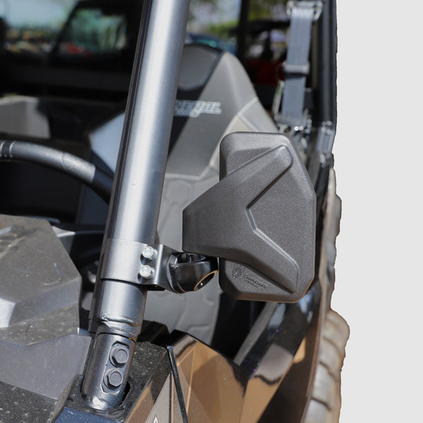 Channel Shaped Side Mirror for UTV | Ranger/General Break Away with Adjustable Arm