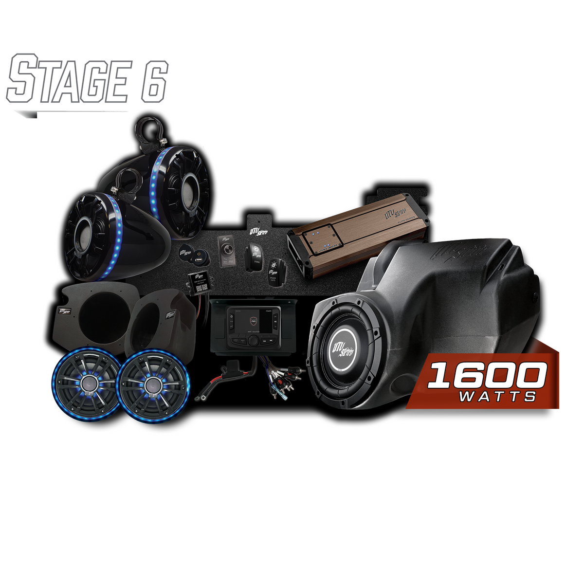 RZR® Elite Series Stage 6 Stereo Kit | UTVS-RZR-S6-E