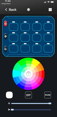 12-Gang Switch Panel With RGB And Remote Control Bluetooth App truck jeep sxs rzr can-am x3 speed utv