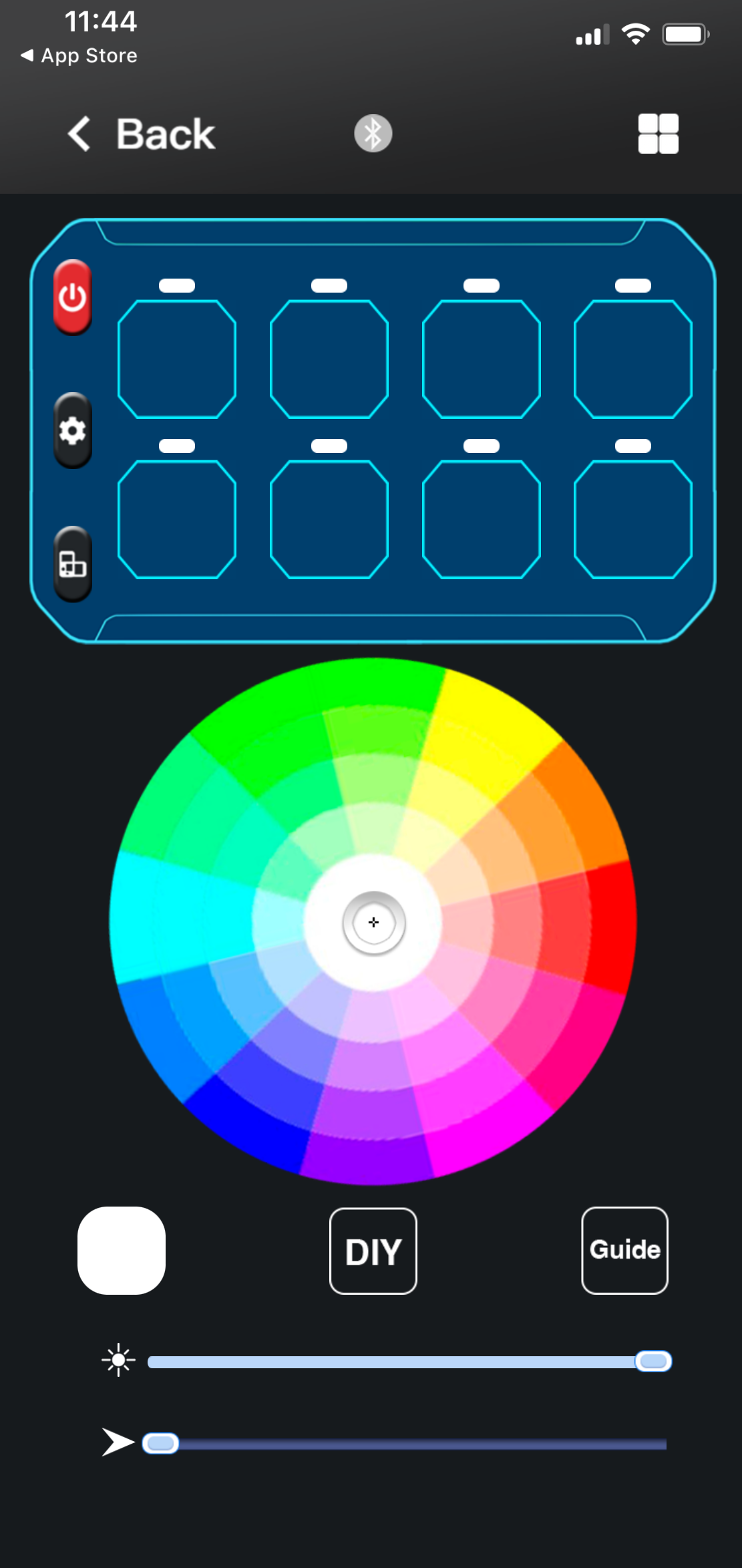 8-Gang Switch Panel With RGB And Remote Control Bluetooth App