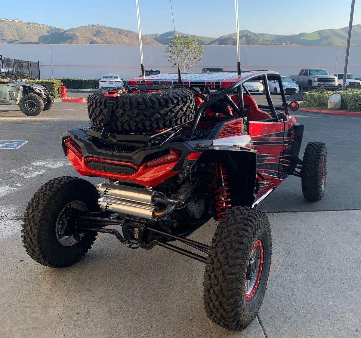 RZR XP Rear Adventure Rack