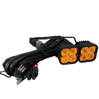 Amber Backlit Race Pod Bundle With Wiring Harness