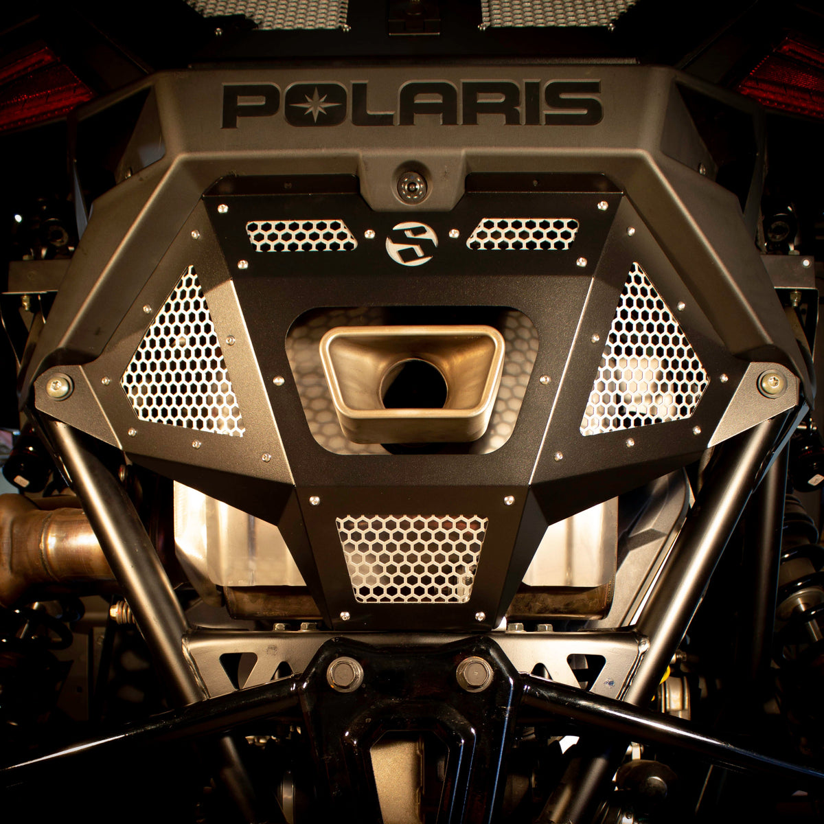 Polaris Pro R Rear Exhaust Cover