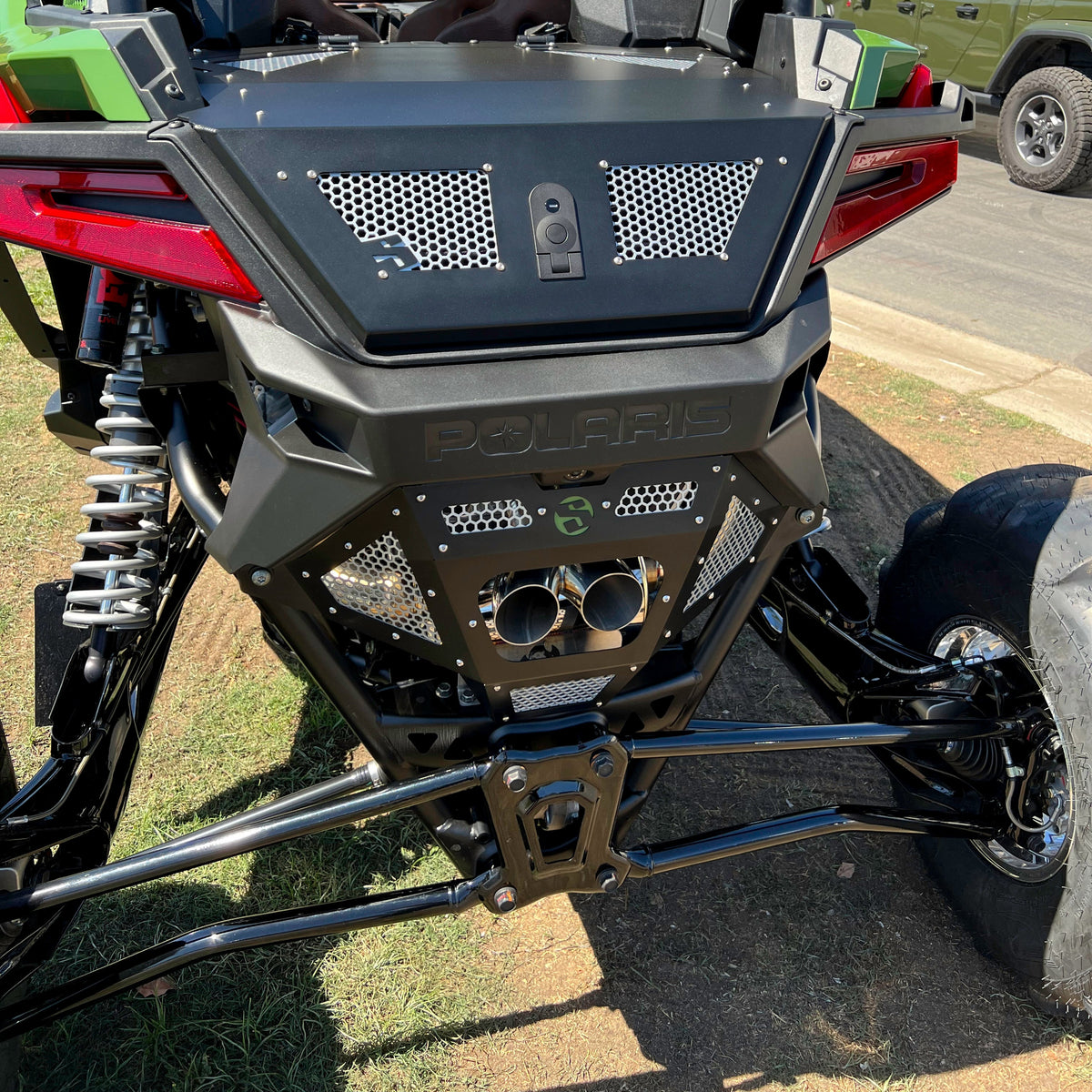 Polaris Pro R Rear Exhaust Cover