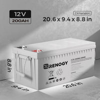 Deep Cycle AGM Battery 12 Volt 200Ah