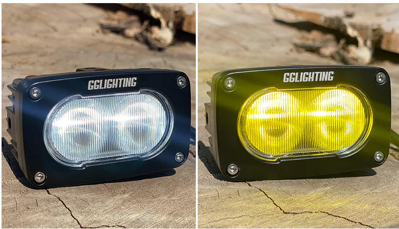 GP10 Offroad LED Pod Bundle Dual Color With Free Wiring Harness