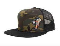 Flat Bill Shocky Snapback Hat