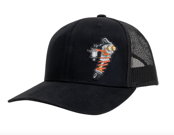 Curved Bill Shocky Snapback Hat