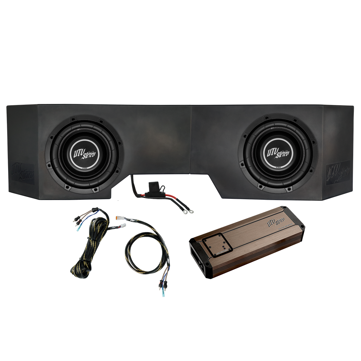 Can-Am® Defender 1200W Dual 10" Subwoofer Kit  | UTVS-DEF-SUB-1200-2