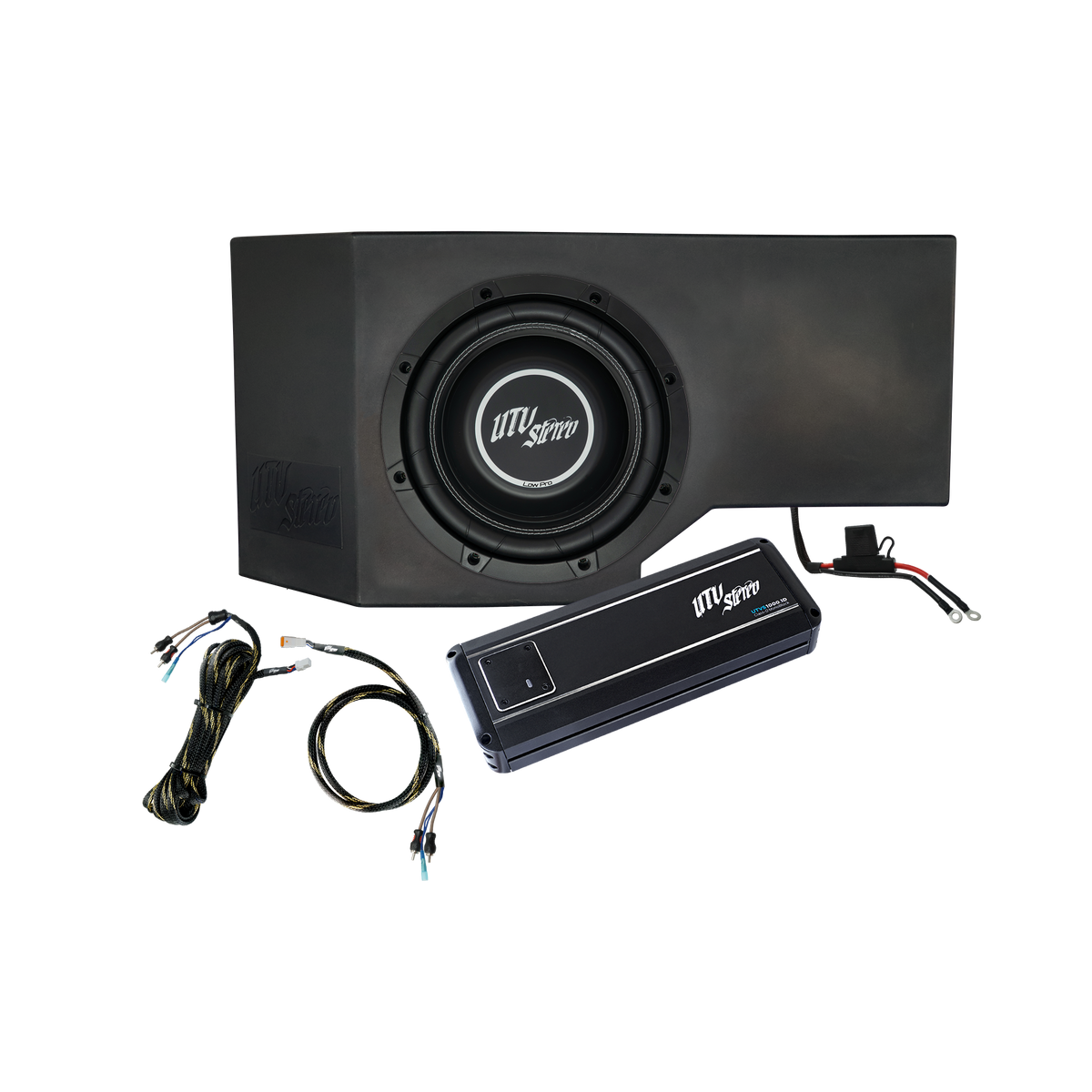 Can-Am® Defender 1000W Single Passenger Side 10" Subwoofer Kit | UTVS-DEF-SUB-1000-PASS