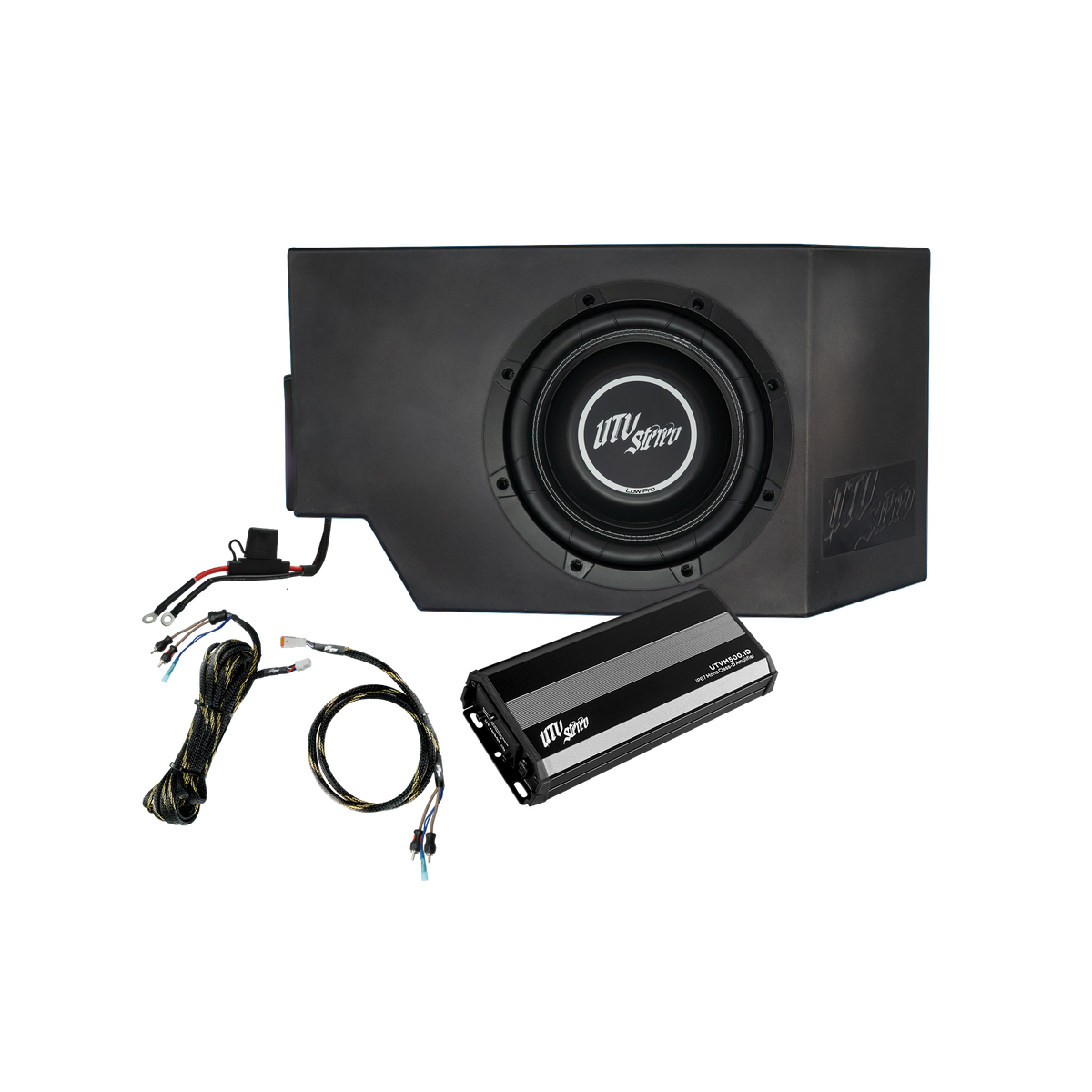 Can-Am® Defender 500W Single Driver Side 10" Subwoofer Kit | UTVS-DEF-SUB-500-DRIVER