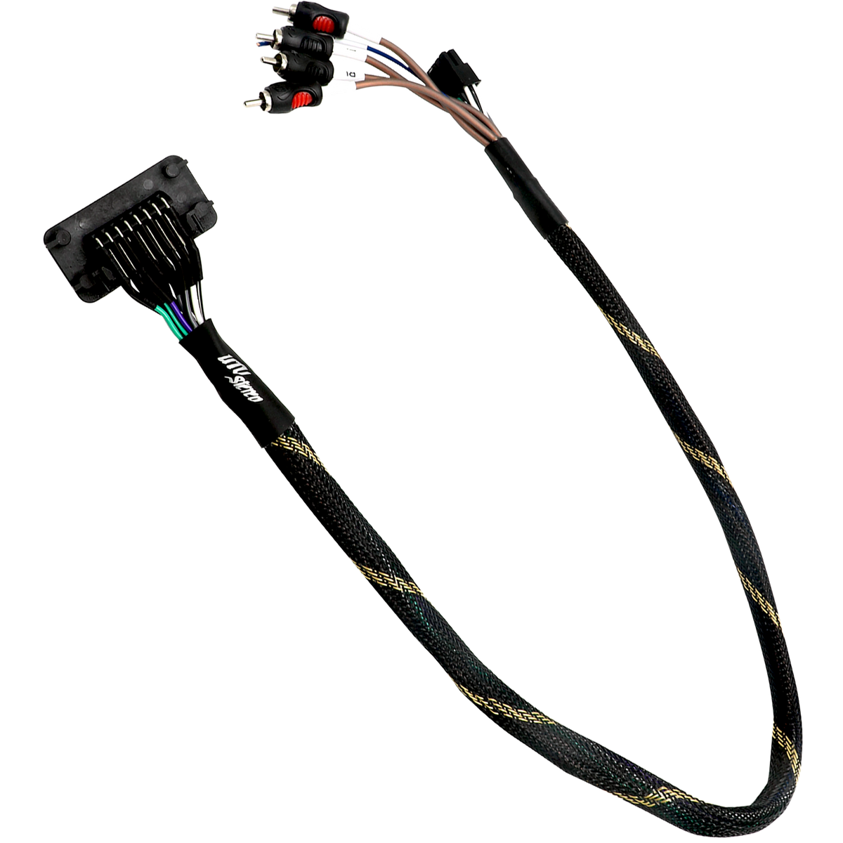 RZR® Pro Series Ride Command Front & Rear RCA Output + Speaker Wire & Remote | UTVS-PRO-RC-RCA-OUT