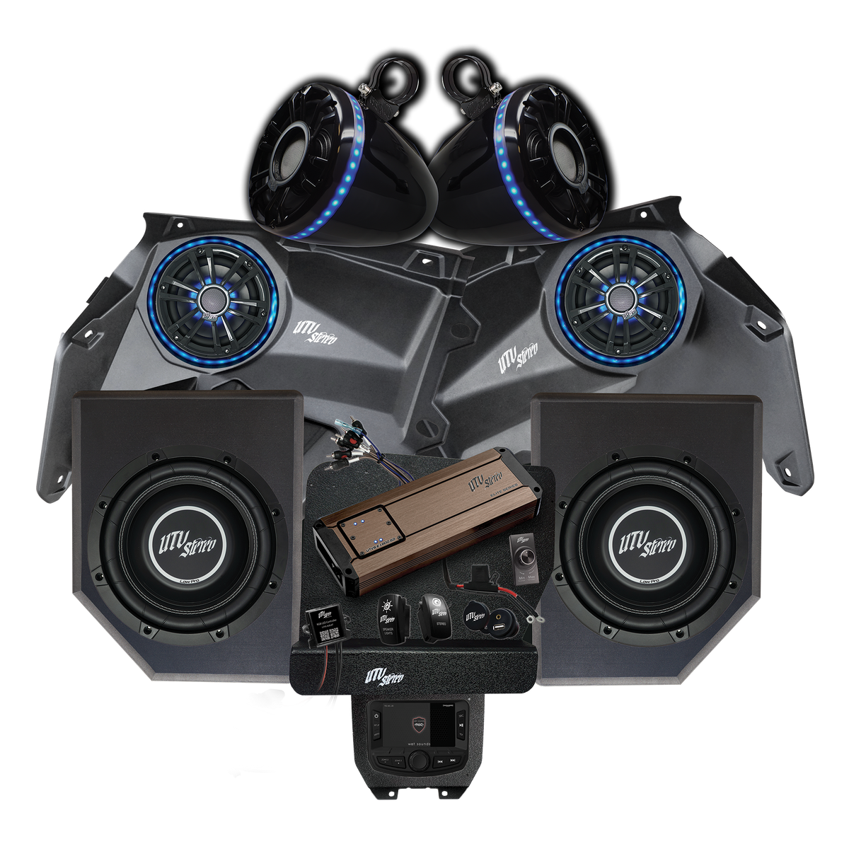 Can-Am® X3 Elite Series Stage 6 Stereo Kit | UTVS-X3-S6-E