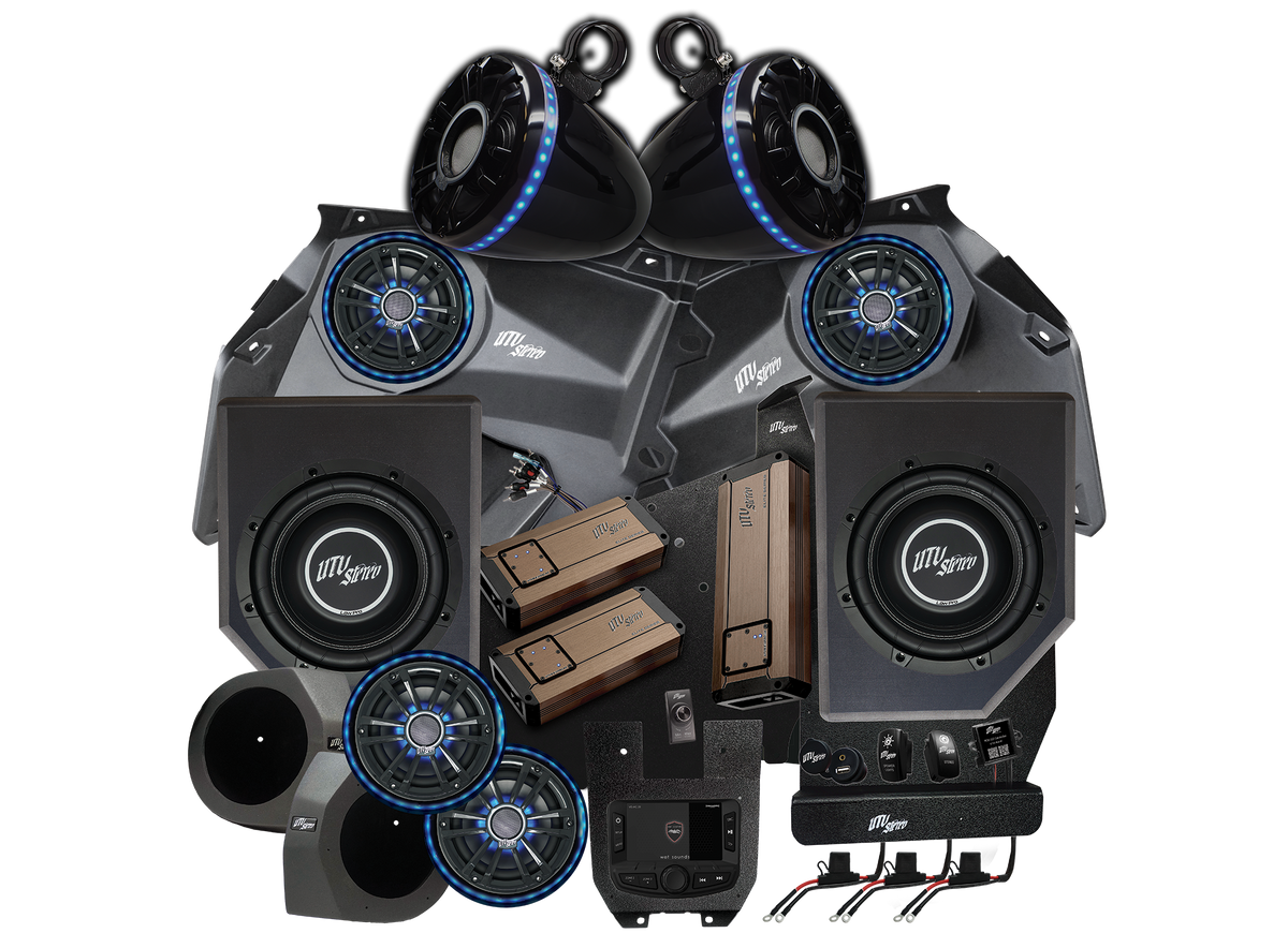 Can-Am® X3 Elite Series Stage 8 Stereo Kit | UTVS-X3-S8-E