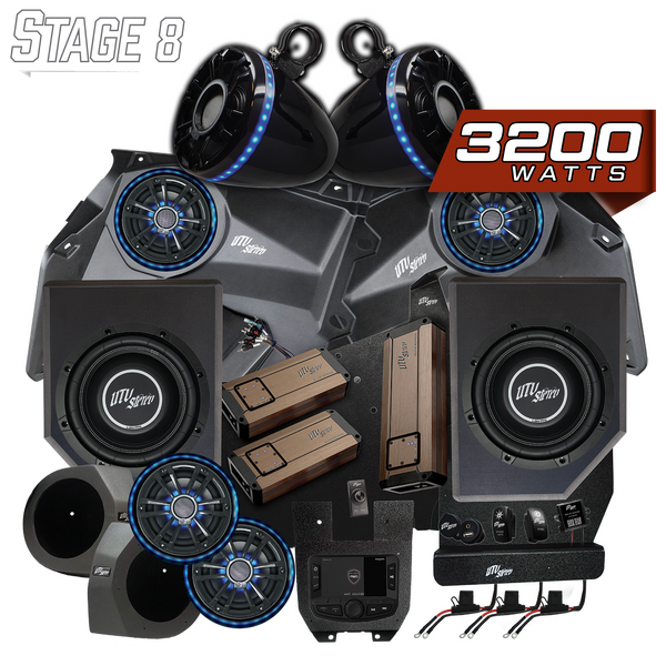 Can-Am® X3 Elite Series Stage 8 Stereo Kit | UTVS-X3-S8-E