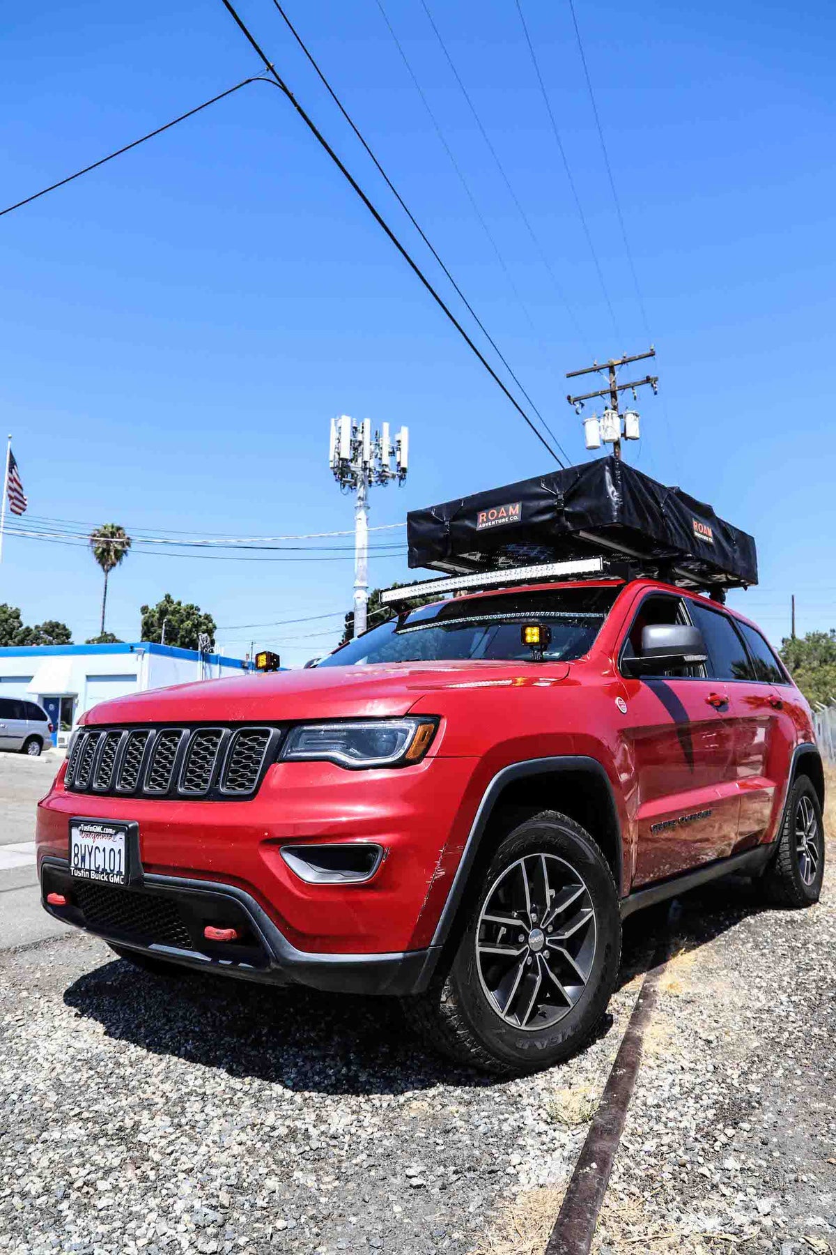 Jeep WK2 50" Curved LED Bar Roof Mounts for Grand Cherokee Years 2011 to current