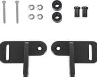 Mounting brackets for A-pillar lights to attach a pair of extra trail lights to your Jeep Wrangler model years 2017-2023