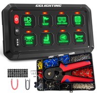 8-Gang Switch Panel With RGB And Remote Control Bluetooth App