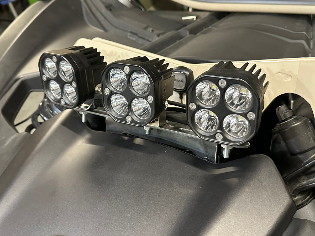 Can-Am X3 Upper Shock Tower Light Bracket