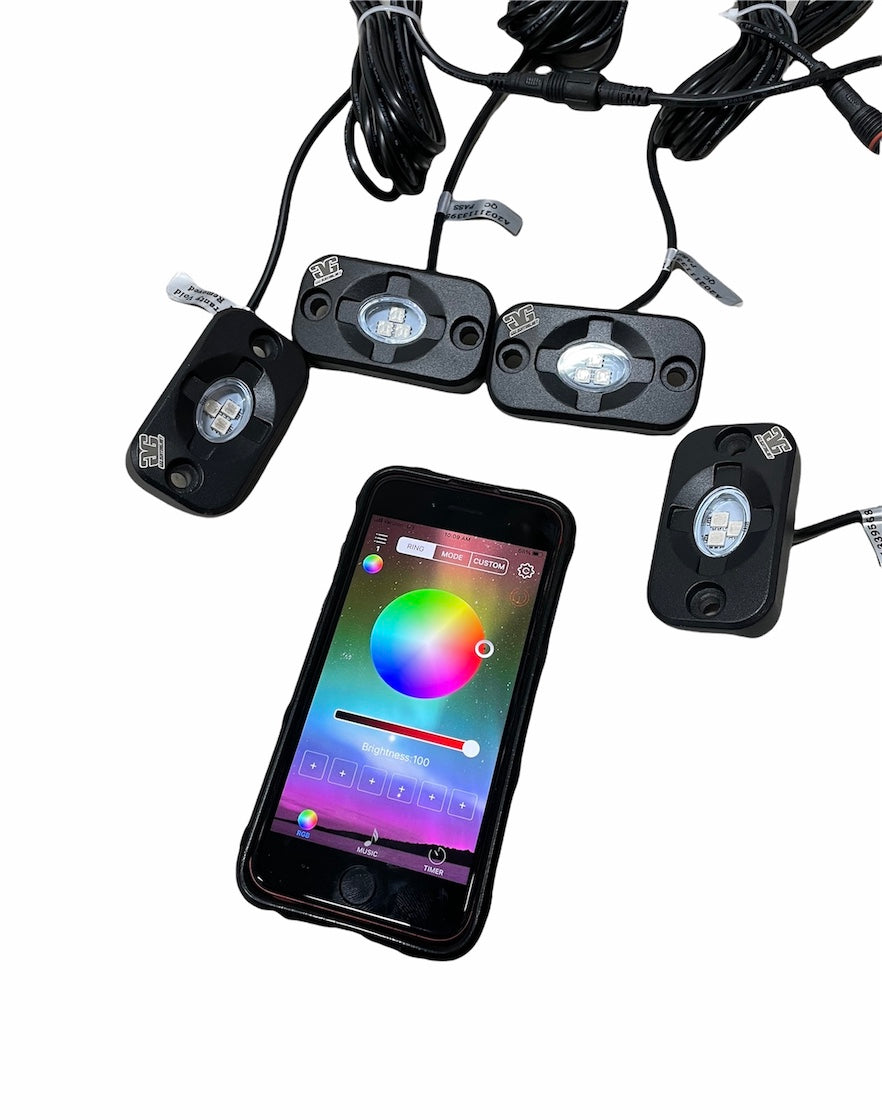 RGB LED Color Changing Rock Lights