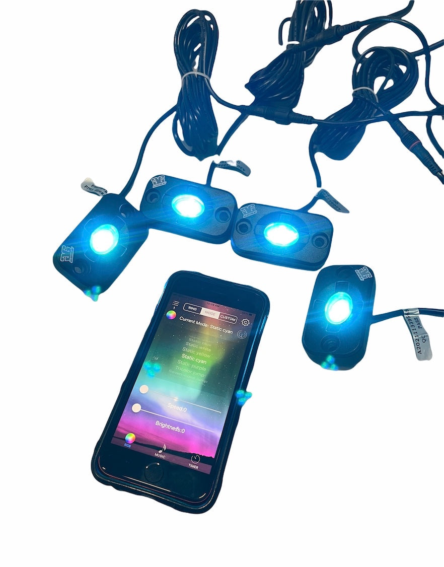 RGB LED Color Changing Rock Lights