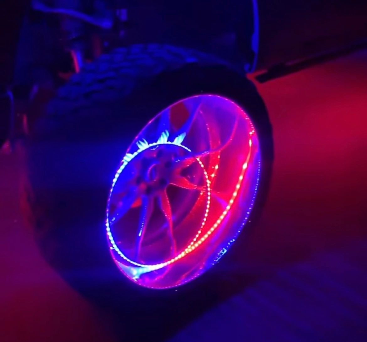 17" RGB LED Wheel Ring Light Kit