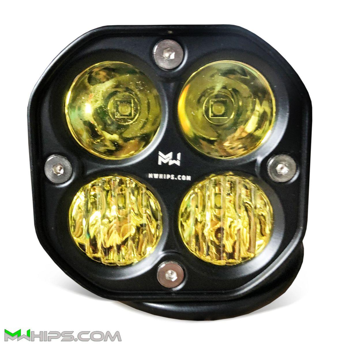 3" 40W 3400L YELLOW SPOT/FLOOD COMBO - PAIR