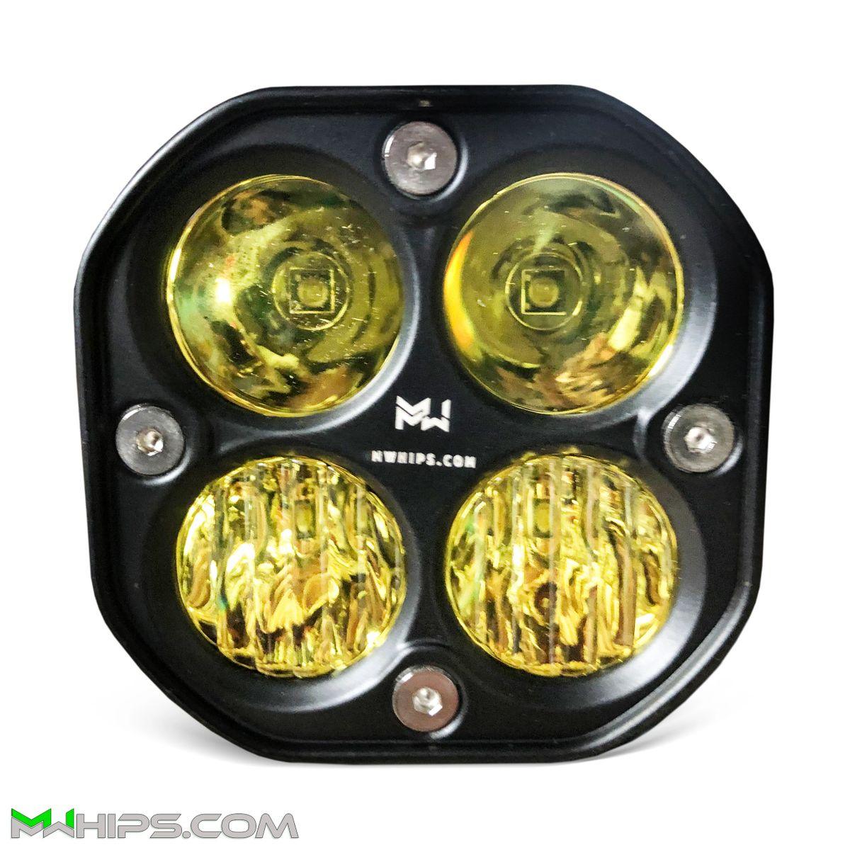 3" 40W 3400L YELLOW SPOT/FLOOD COMBO - SINGLE