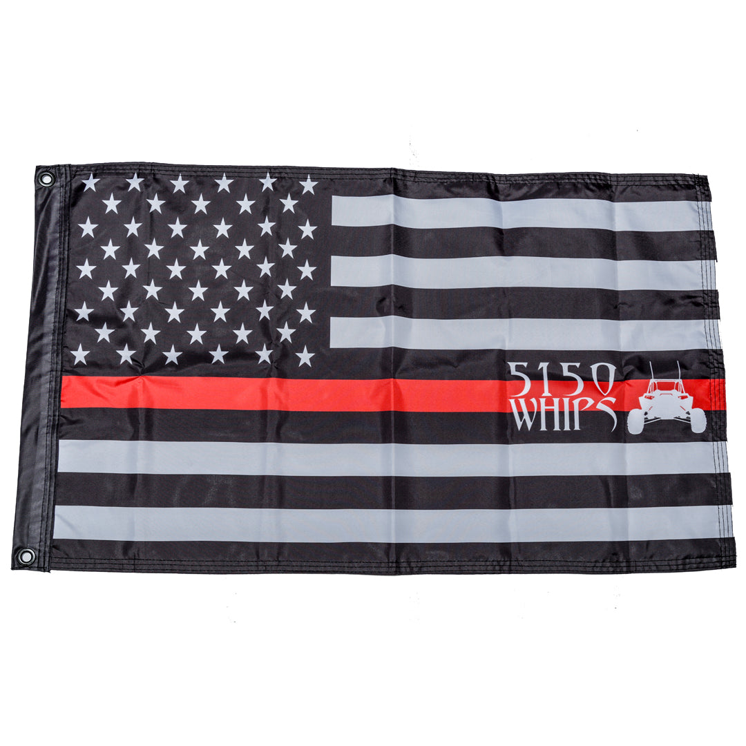 5150 Whips Heavy Duty American Flag (Red Line) – Ultimate Performance UTV