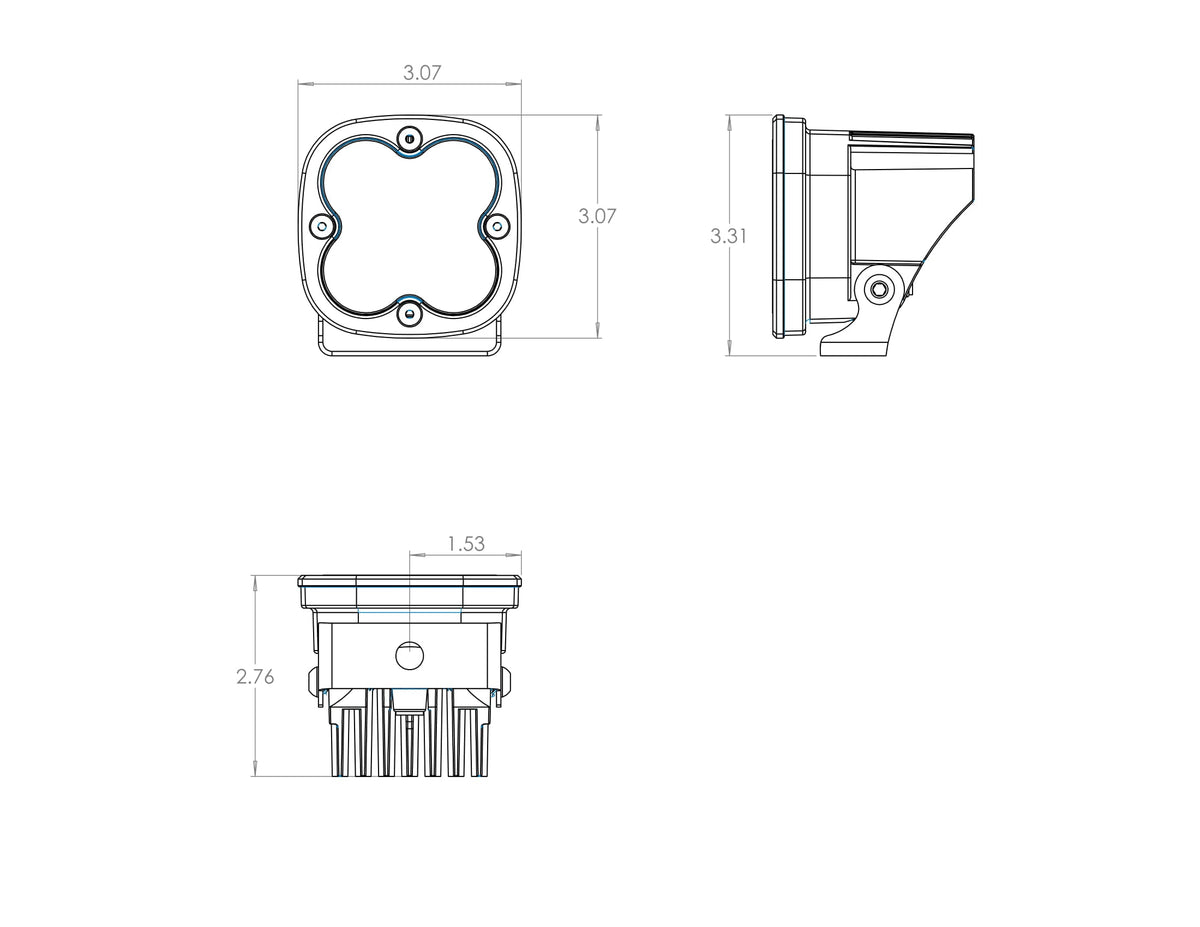 Baja Designs Squadron Pro, Pair Wide Cornering LED (IN STOCK!)