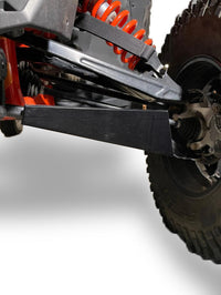 Upgrade the durability of your Can-Am Maverick X3 72" Suspension's front arms with UHMW Front Arm Guards - Premium protection by SSS Off-Road.