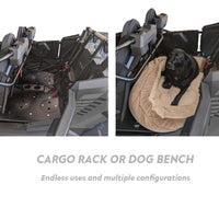 Cargo Rack / Dog Seat - Back Seat Conversion Kit | Polaris RZR XP 4 Turbo S