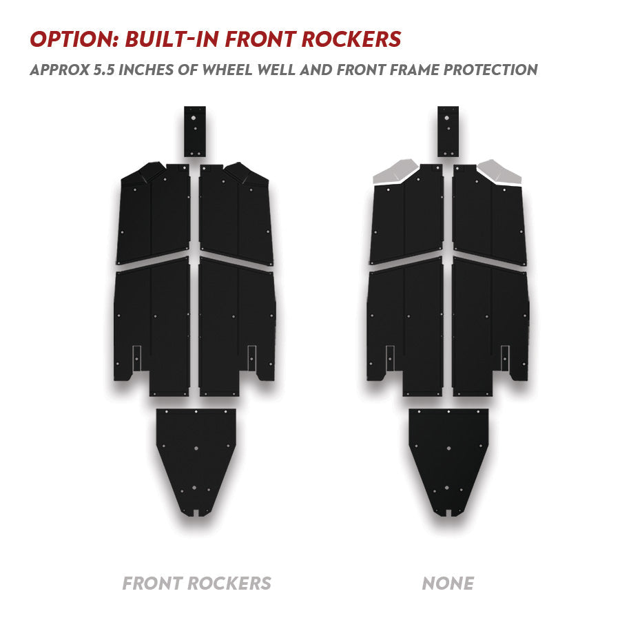 Skid Plate  |  Standard 6-Piece  |  UHMW  |  Polaris RZR Turbo R 4