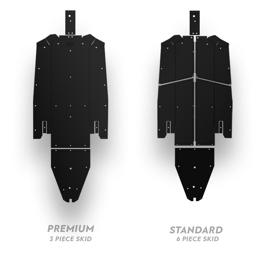 Skid Plate  |  Premium 3-Piece  |  UHMW  |  Polaris RZR Turbo R 4