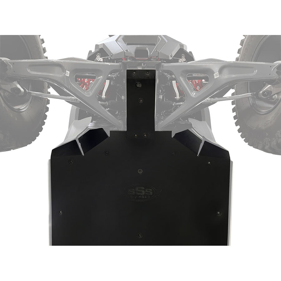 Skid Plate  |  Premium 3-Piece  |  UHMW  |  Polaris RZR Turbo R 4