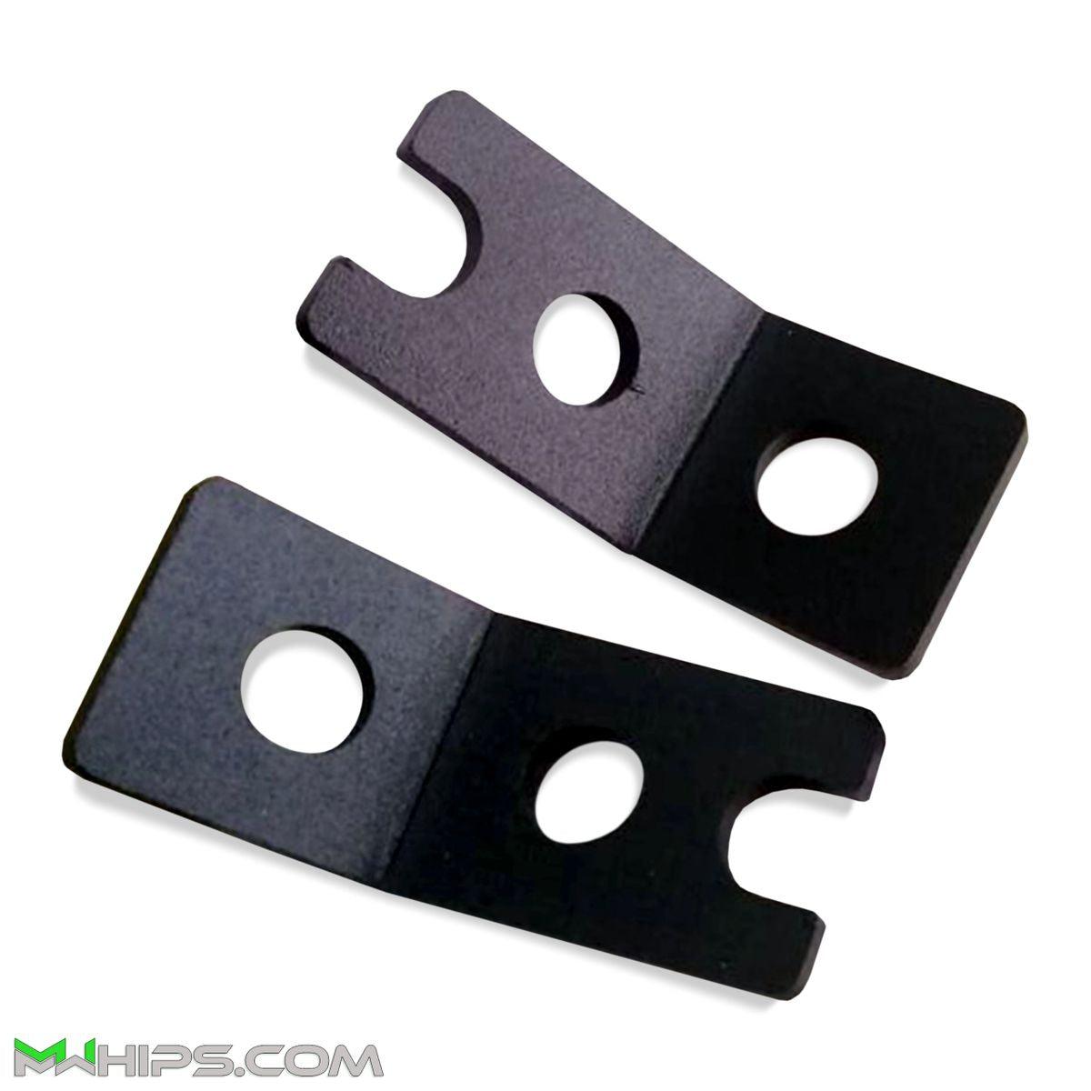 RZR REAR PILLAR WHIP/POD MOUNTING BRACKETS - PAIR