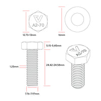 M8x25mm Kit