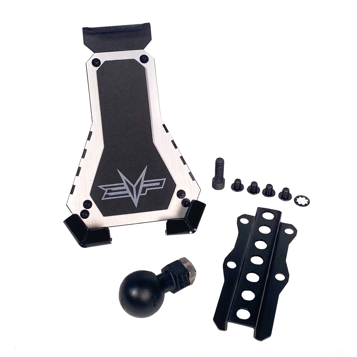 Phone Cradle with Adjustable Mount Bracket  1 Ball 